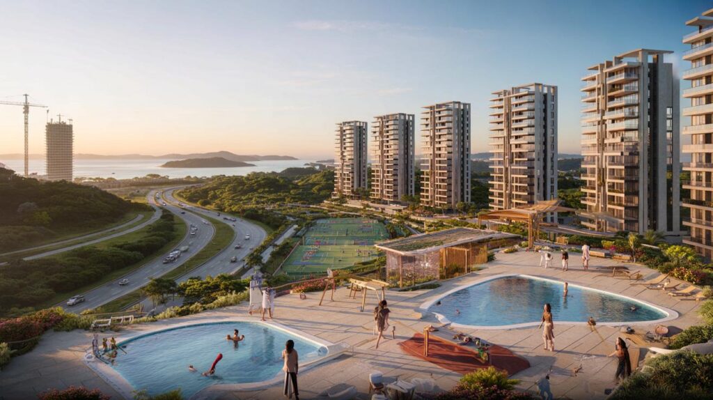 Biguaçu quer ser a nova Balneário Camboriú: você terá 8 torres, 640 aptos e clube até 2029?