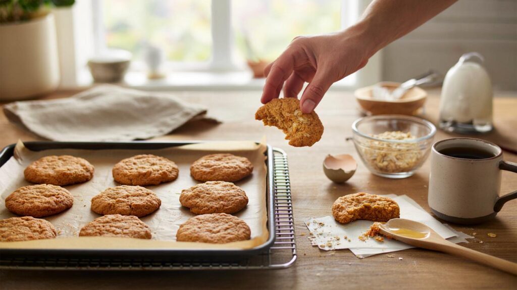Biscoitos de aveia em 20 minutos: você tem 7 ingredientes na despensa para o lanche de amanhã?
