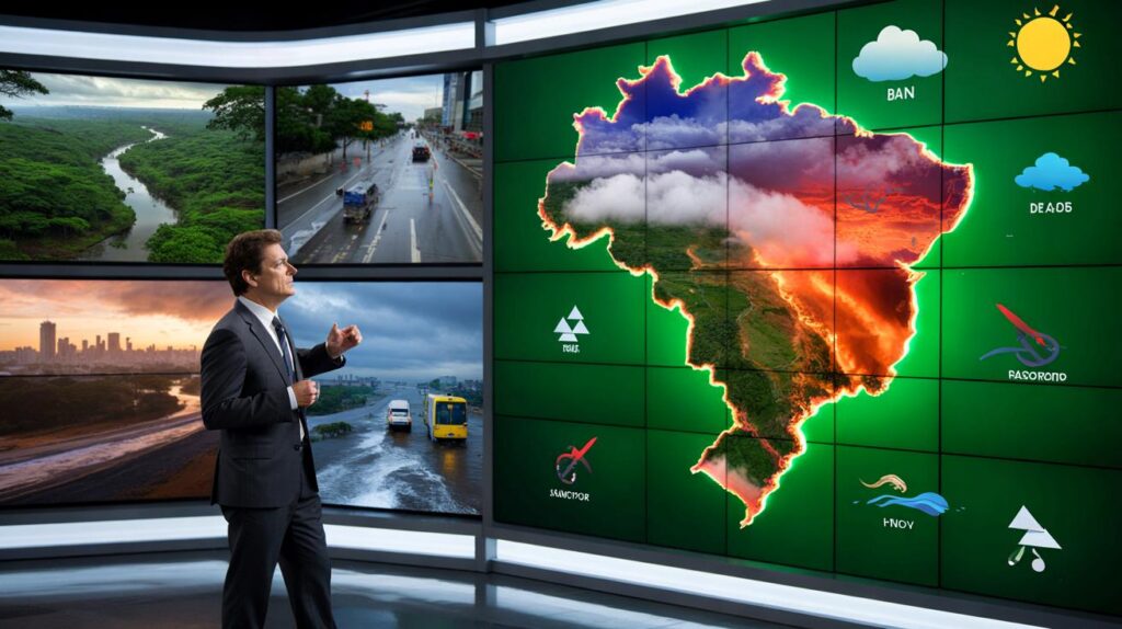 Bonner sai e JN estreia novo mapa do tempo: entenda como a COP30 mexe na sua previsão desta semana