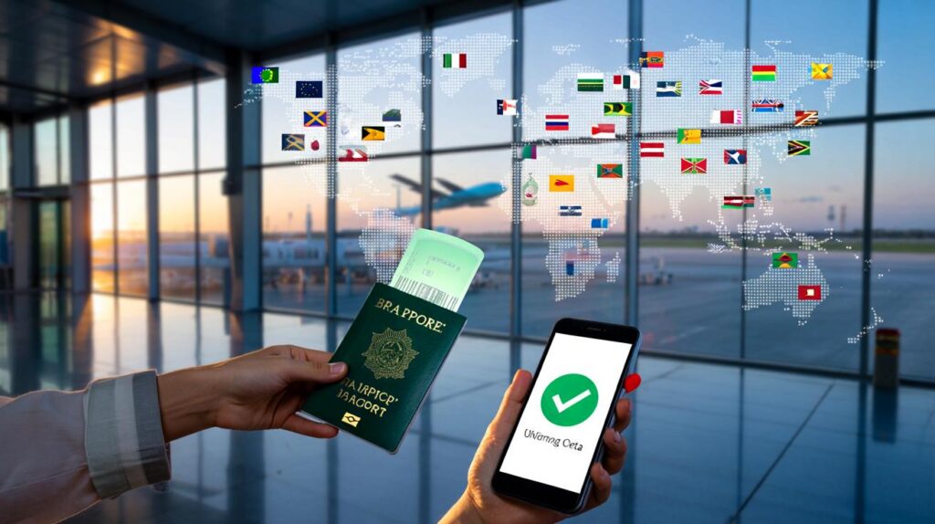 Brasileiro, seu passaporte libera 169 destinos sem visto: você sabe quais portas estão se abrindo?