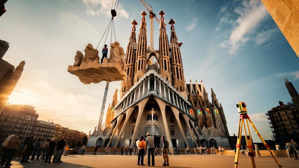 Brasileiro, você subiria 162,91 m na Sagrada Família: a igreja que desbancou a alemã de 161,53 m?