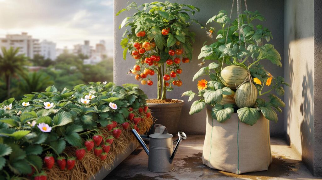 Brasileiros, plantem 3 frutas em novembro: colha morango, melão e tomate-cereja no verão 2026