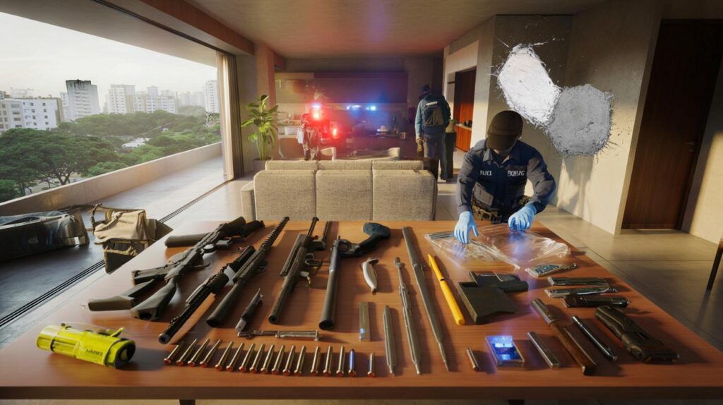 Brasília, Asa Norte: 6 armas, 1.000 munições e 2 fuzis no seu prédio — você se sente seguro?