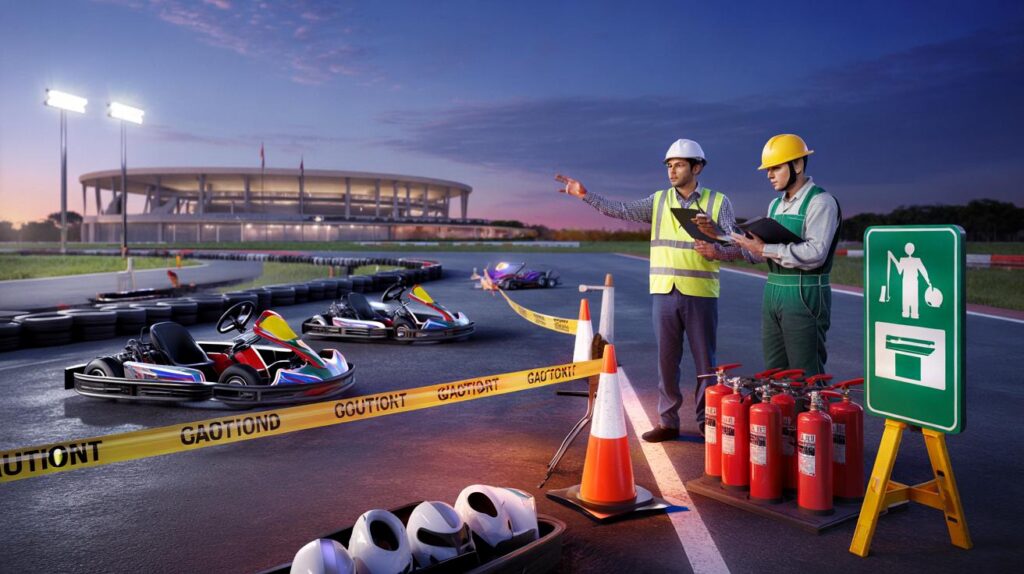 Brasilienses, iriam correr assim? Kart Point é autuado: 2 liberações faltam e vai até 23h