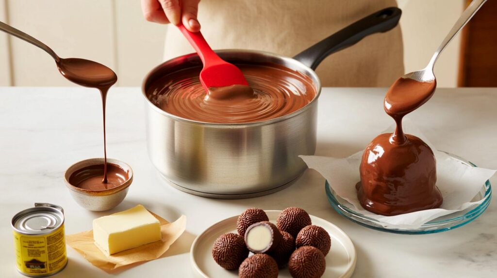 Brigadeiro perfeito sem erro: cinco sinais e o minuto exato para enrolar, calda e recheio em casa