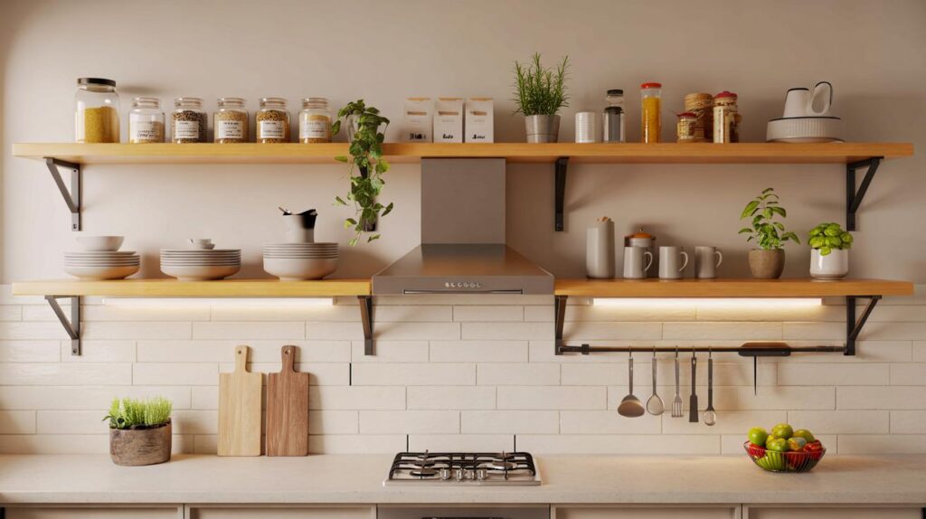 Cansado dos armários da cozinha? 7 motivos reais para trocar por prateleiras abertas hoje