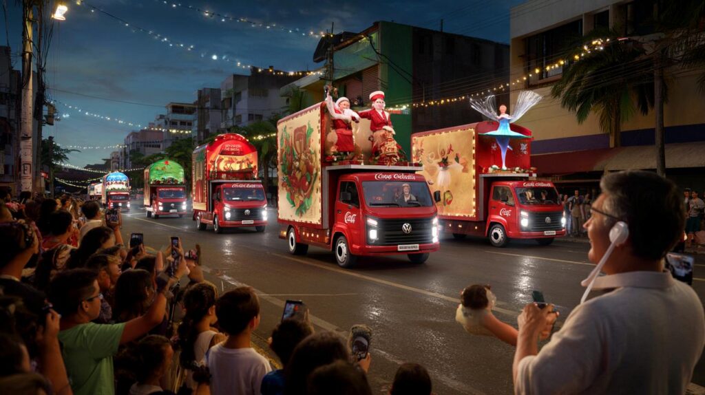 Caravana de Natal da Coca-Cola em Araçatuba, 14/12: você vai ver 5 caminhões e 93 cidades?