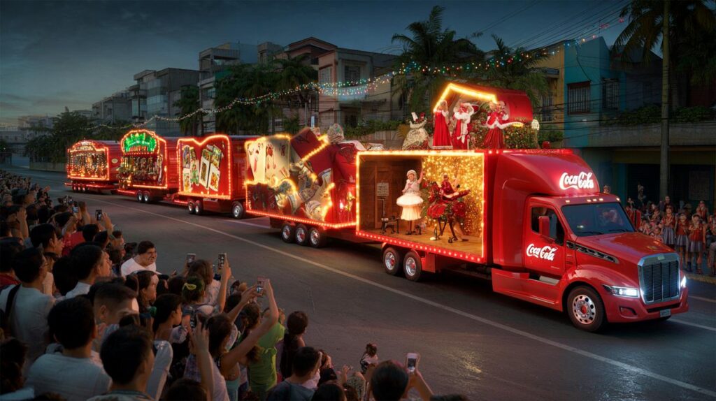 Caravana de Natal da Coca-Cola em Mogi e Suzano: você e sua família prontos para 5 caminhões?