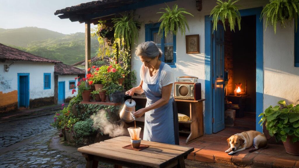 Casa simples, varanda florida e cheiro de café: o refúgio mineiro que encanta quem passa
