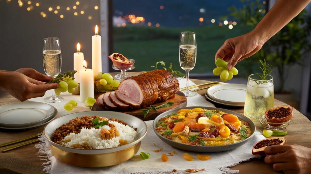 Ceia de Ano Novo 2026: 7 pratos que trazem dinheiro e 4 que você deve evitar para não travar a vida