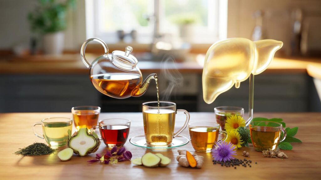 Chá para gordura no fígado: 7 bebidas que milhares de brasileiros usam e como tomar hoje mesmo