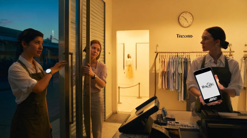 Chegou 10 minutos antes do fechamento: você teria atendido? vídeo no Threads divide opiniões