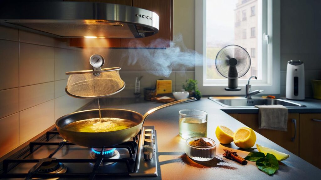 Cheiro de fritura na sua casa? 9 truques de restaurante com vinagre, café e coifa que salvam você