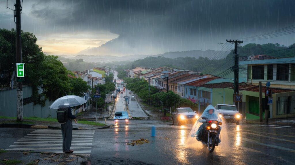 Chuva volta em Botucatu nesta segunda (03): você pronto para 10,4 mm e 90% de chance de chuva?