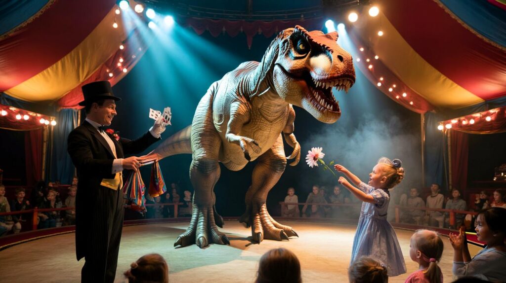 Circo Torricceli traz magia clássica e um T-Rex de 9 metros: você leva sua família hoje mesmo?