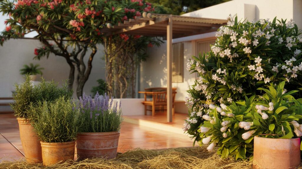 Como escolher plantas que aguentam o sol forte e ainda perfumam o quintal