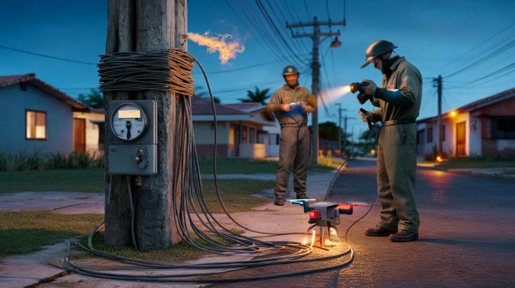 Conta de luz pode pesar? Gato em 24 cidades tirou 1,124 milhão kWh do bolso da região em 10 meses