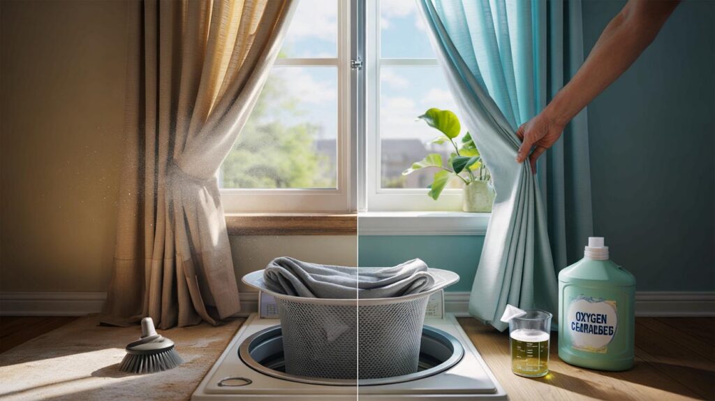 Cortinas encardidas? 9 passos na máquina que você ignora e que deixam o tecido como novo hoje