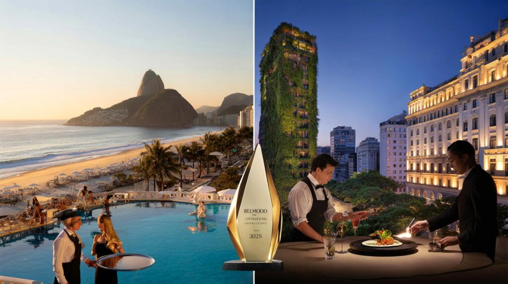 Dois hotéis brasileiros no top 50 de 2025: você já se hospedou no ícone do Rio ou no luxo em SP?