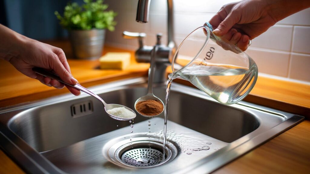 Duas colheres na sua pia: 2 passos sem química para tirar o cheiro e evitar entupimentos hoje