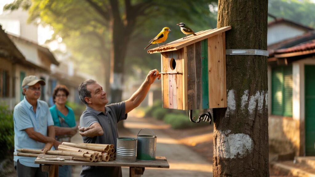 Em Pedreira, SP, mais de 1.000 ninhos: você ajudaria um jardineiro a salvar aves hoje na sua rua?