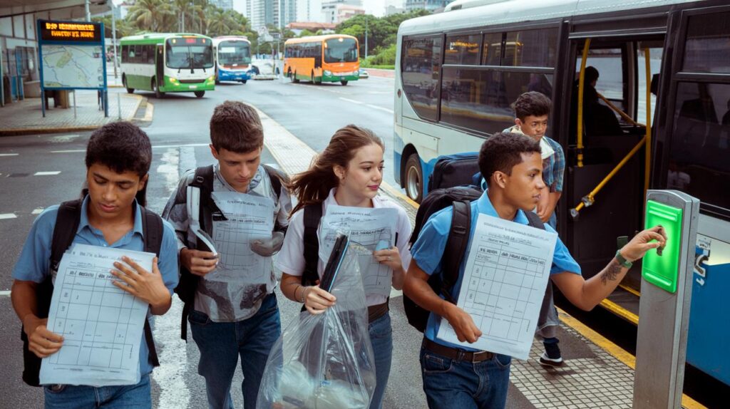 Enem na baixada sem gastar: 6 cidades têm ônibus grátis; Guarujá fora. você preparado?