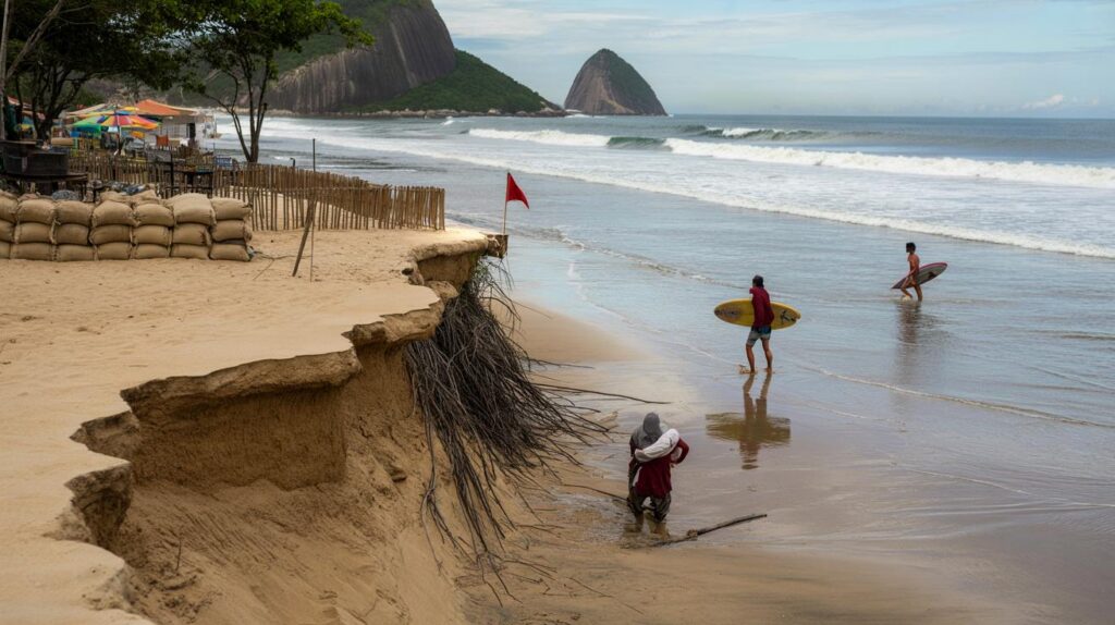 Erosão avança na Praia da Macumba: você vai perder 15 metros de areia neste verão carioca?