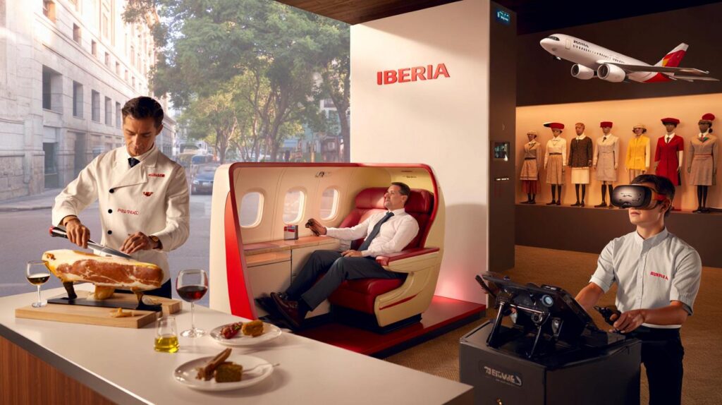 Espaço Iberia abre em São Paulo: você vai perder poltronas A350, simulador e menus a bordo?