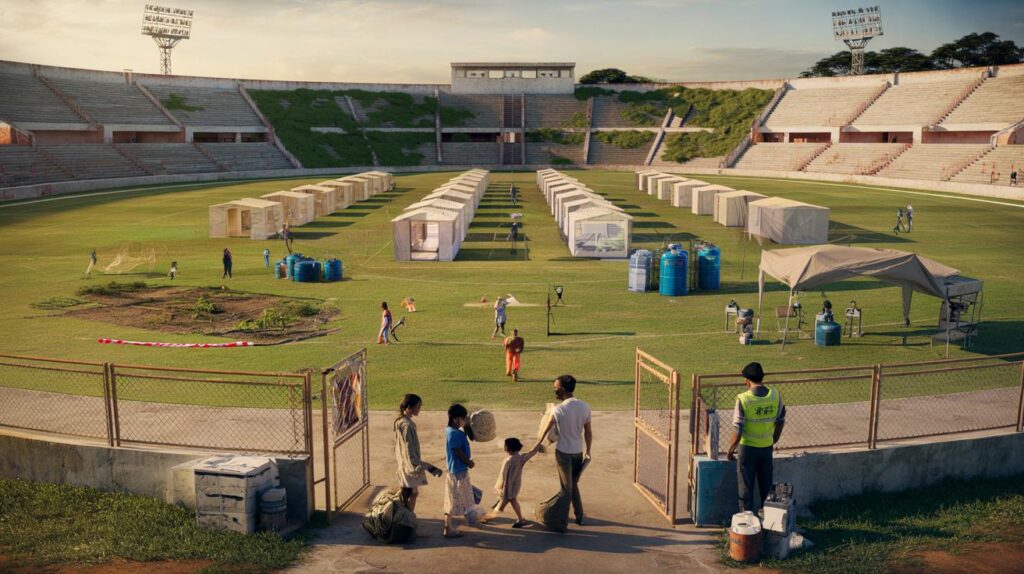 Estádio esquecido há 18 anos no RS terá ocupação liberada: você aceitaria morar ali com a família?