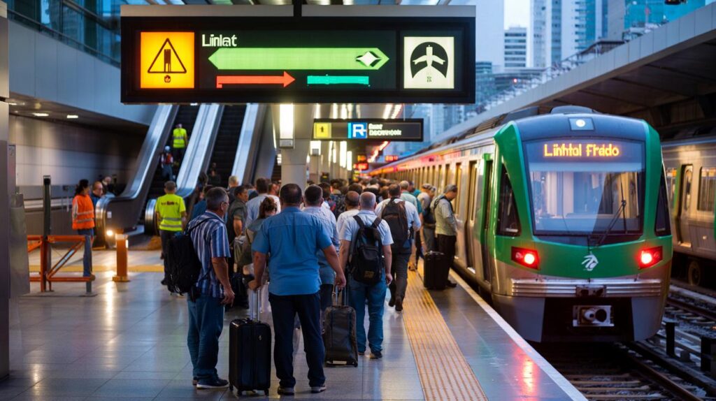 Expresso aeroporto encurta trajeto no pico da noite: você sem Luz e Barra Funda das 18h39 às 19h38?