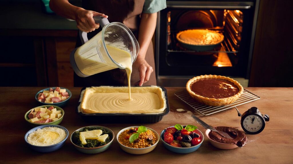 Famílias com pouco tempo, atenção: 7 tortas de liquidificador rápidas que salvam o jantar e o bolso