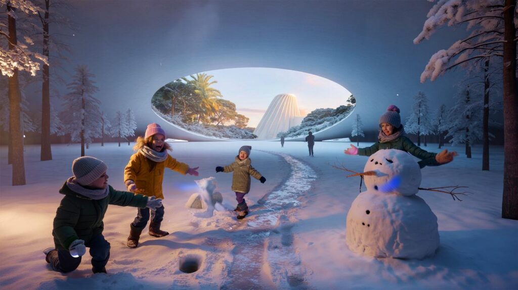 Famílias de SP, prontos para –20 °C? Oca do Ibirapuera vira bosque de neve nas férias de dezembro