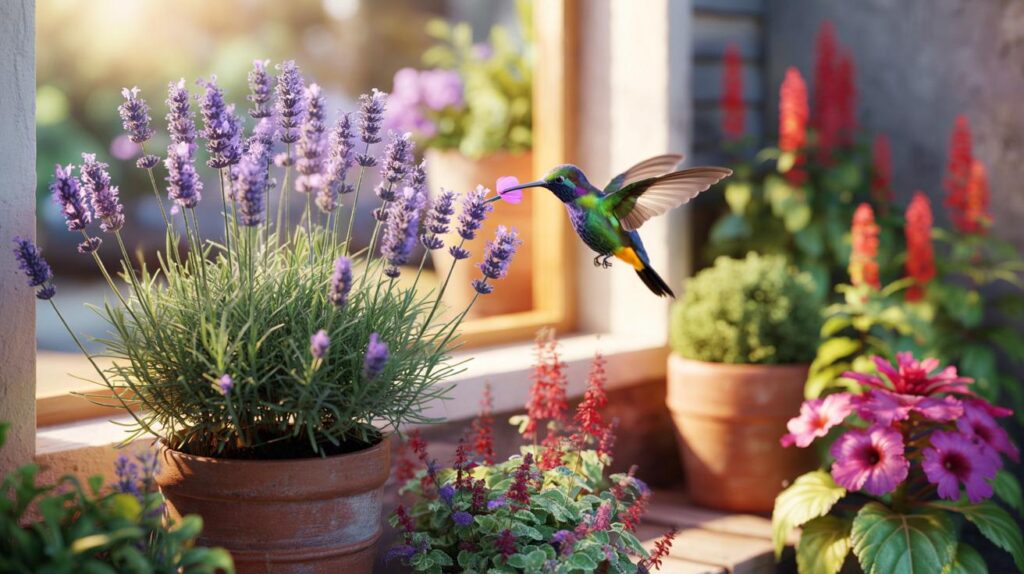 Famílias testam lavanda: sete motivos para você ver beija-flores na janela e no quintal