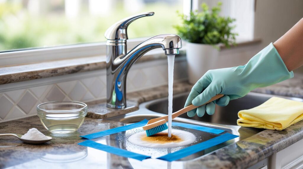 Ferrugem na sua torneira em 5 minutos : vinagre e bicarbonato que brasileiros já têm em casa