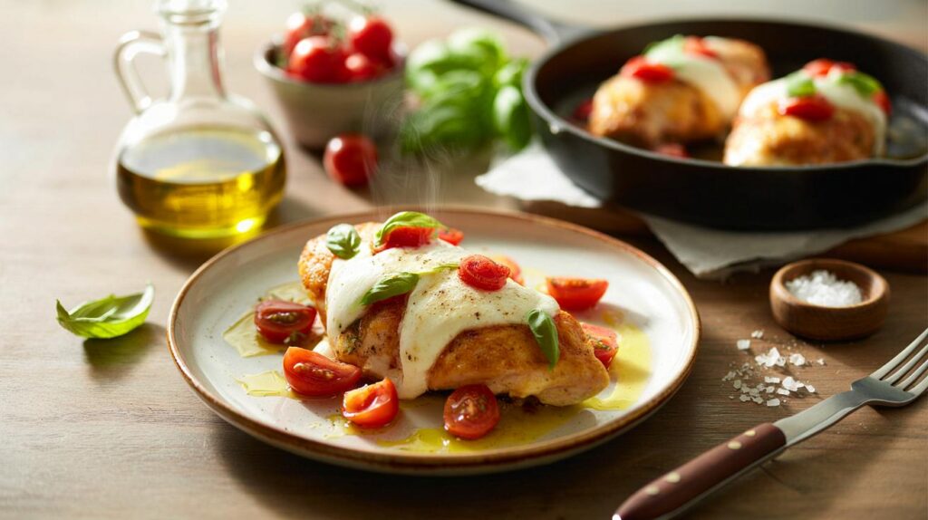 Filé de frango caprese da Juju Guerra em 30 minutos: você toparia preparar com 6 itens e R$ 27?