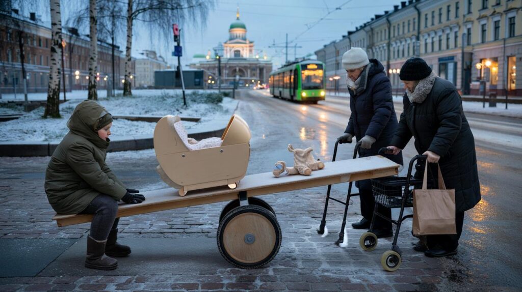 Finlândia revela limite do welfare state: natalidade cai a 1,25 e pode mudar sua aposentadoria