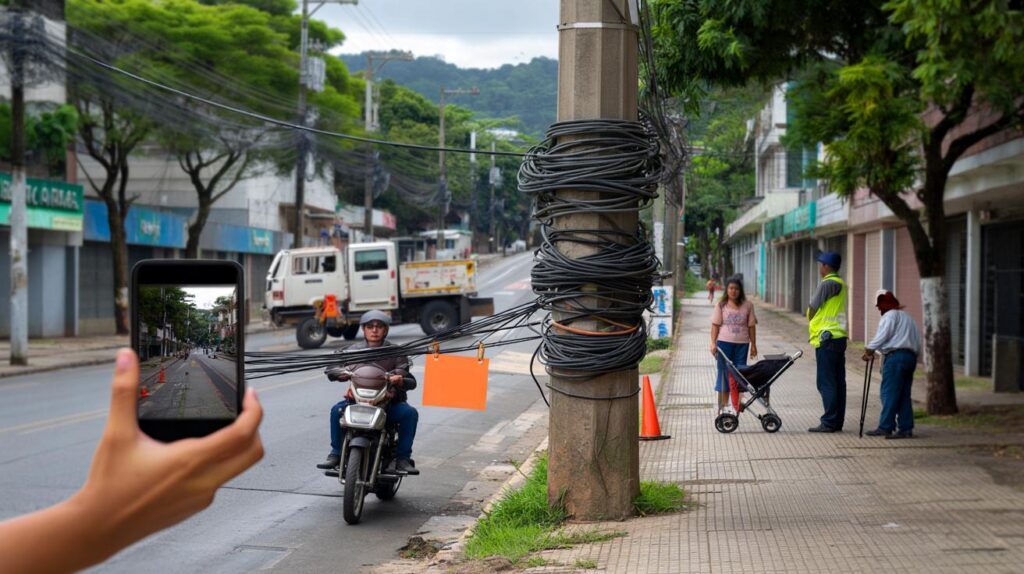 Fios soltos em BH: câmara aprova multa e canal de denúncias; 38 votos definem o que muda para você