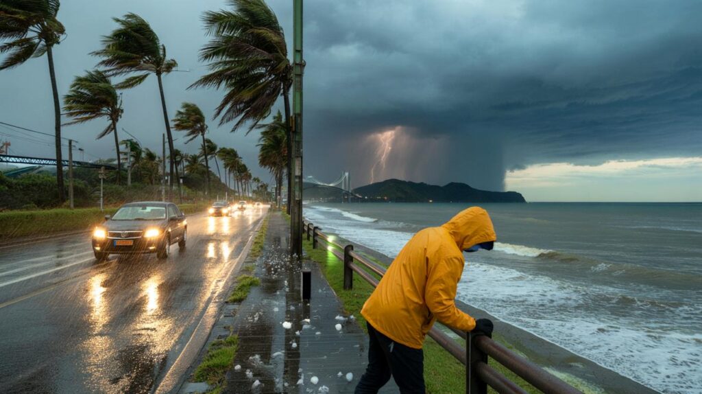 Frente fria chega com rajadas de 100 km/h e 100 mm de chuva: você e sua família estão prontos?