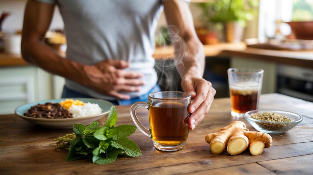 Gases e barriga inchada após o almoço? 3 ervas que você tem em casa podem salvar seu dia hoje