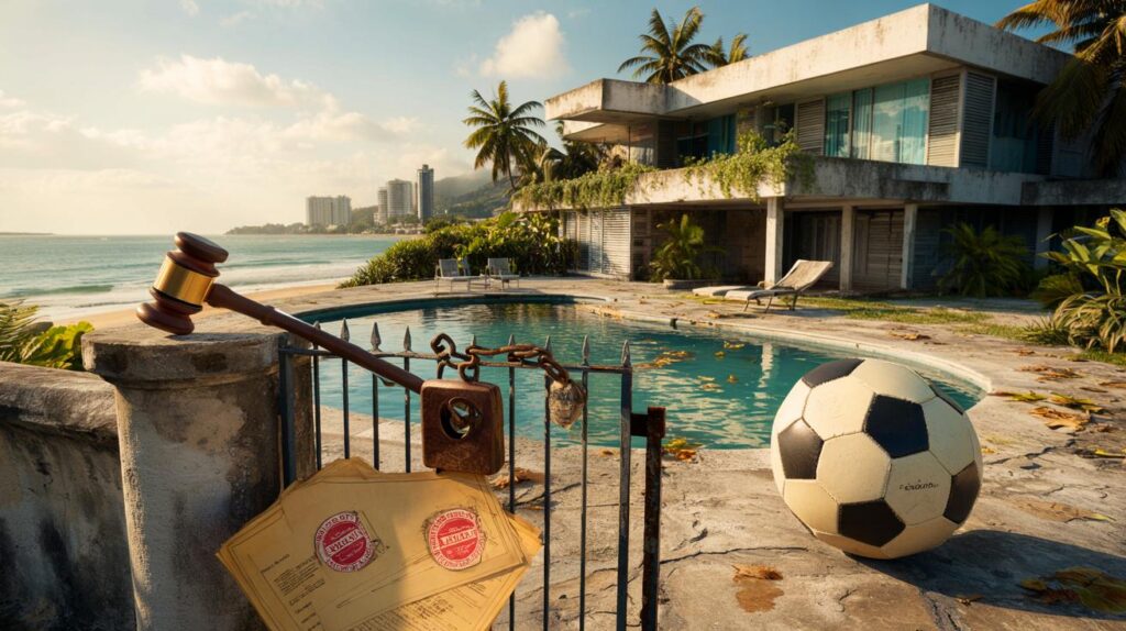 Leilão à vista: mansão de R$ 8 milhões de Pelé no Guarujá, IPTU de R$ 400 mil; vale o risco?