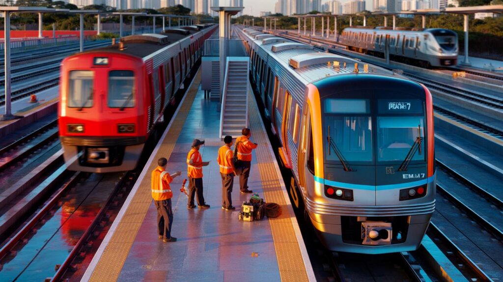 Linha 7-rubi troca o vermelho por azul e laranja : você vai notar as mudanças já em novembro?