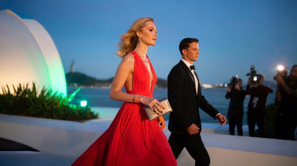 Look de Angélica no Earthshot no Rio: vestido vermelho, bolsa prata e você, o que achou agora?