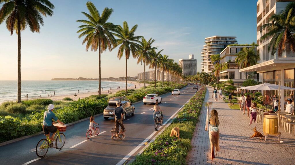 Maior condomínio do litoral de São Paulo, que parece uma cidade, tem estrutura de hospedagem e fica perto de dez praias