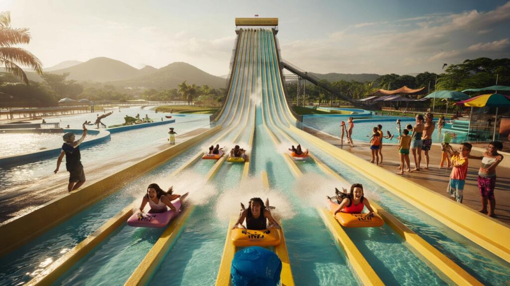 Maior rampa aquática de SP abre no verão: você encara 100 m e 8 pistas a 14 m de altura em São José?