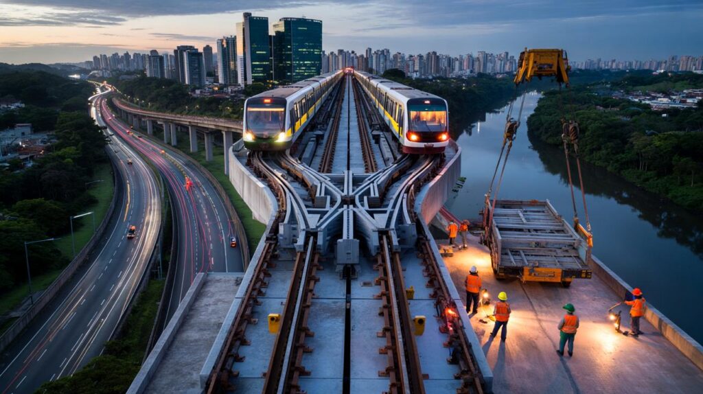 Marginal Pinheiros para você: veja 5 trocas de via do monotrilho após Morumbi e o que muda