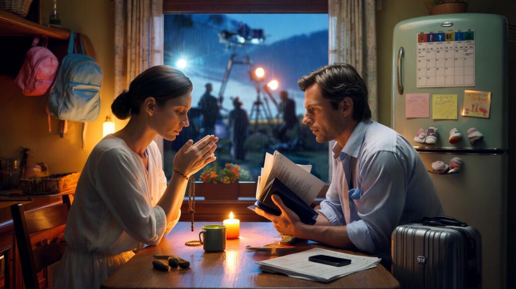 Mariana Uhlmann diz que orou contra papéis de Felipe Simas: você faria isso por 3 filhos hoje?