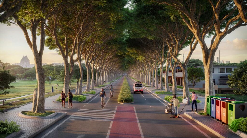 Maringá, a cidade mais limpa com 400 mil moradores: você sente falta de ruas arborizadas no seu bairro?