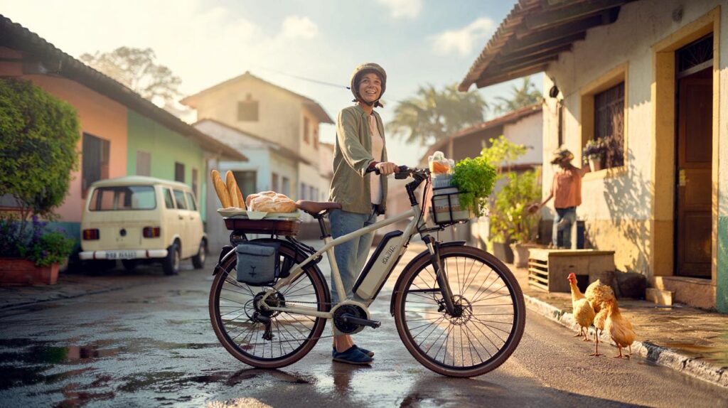 “Me mudei para o interior e troquei o carro por uma bicicleta elétrica — nunca mais voltei atrás”