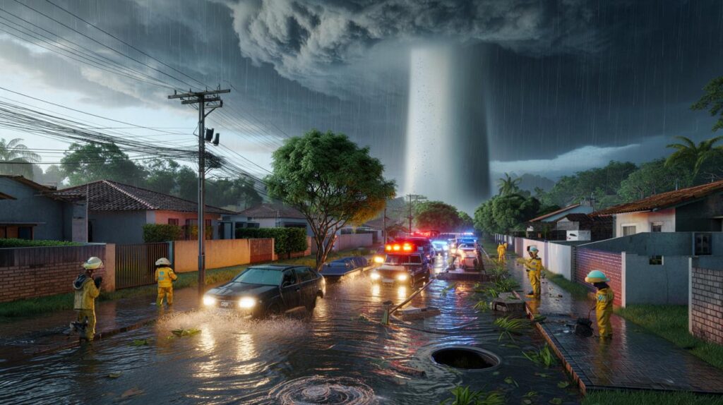 Microexplosão em Araraquara: você suportaria 58 mm em 20 minutos e ventos de 100 km/h na sua rua?