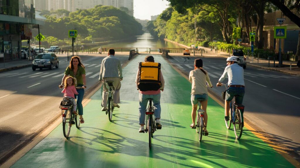 Moradores da Zona Norte ganham nova ciclovia que liga três bairros e parques